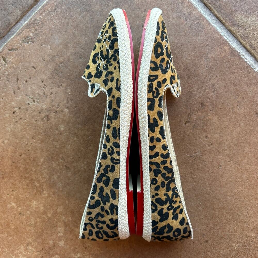 Pepaloves Leopard Novelty Flats w Espadrille Styling size 41/US 10 - Picture 8 of 13